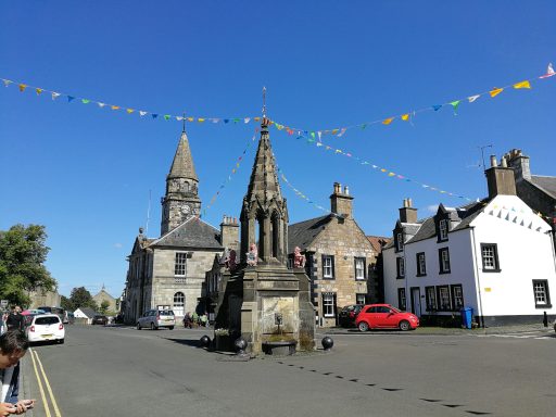 Falkland Village Square. Outlander